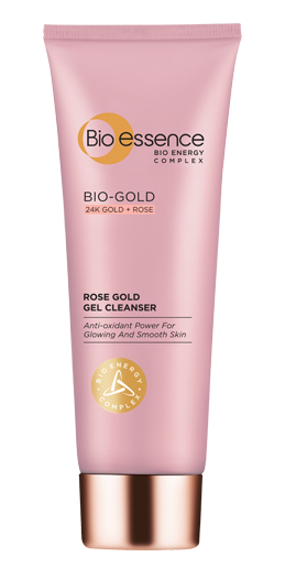 Bio-Gold 24K Gold + Rose Rose Gold Gel Cleanser Anti-Oxidant Power For Glowing And Smooth Skin