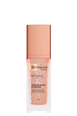 Bio-Gold 24K Gold + Rose Rose-Ha Micro Hydrator Moisture Shot For Ultra Hydrated Skin