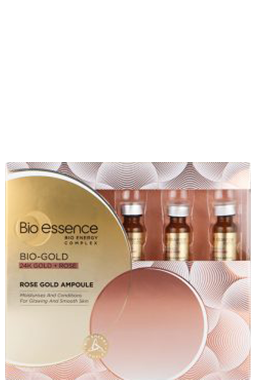 Bio-Gold 24K Gold + Rose Rose Gold Ampoule Moisturises And Conditions For Glowing And Smooth Skin