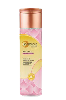 Bio-Gold 24K Gold + Rose Rose Gold Micellar Water Anti-Oxidant Power For Glowing And Smooth Skin