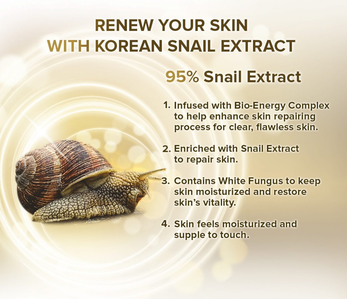 Bio-Snail Repair Serum Ex – Bio-essence Malaysia