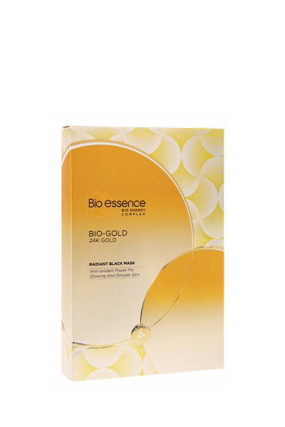Bio-Gold 24K Gold Radiant Black Mask Anti-Oxidant Power For Glowing Smooth Skin