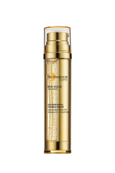 Bio-Gold 24K Gold Golden Ratio Double Serum Anti-Oxidant Power For Glowing And Smooth Skin