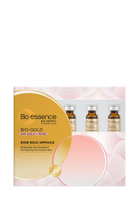 Bio-Gold 24K Gold + Rose Rose Gold Ampoule Moisuturises And Conditions For Glowing and Smooth Skin