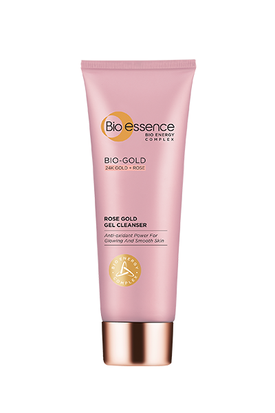 Bio-Gold 24K Gold + Rose Rose Gold Gel Cleanser Anti-Oxidant Power For Glowing And Smooth Skin