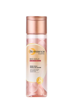 Bio-Gold 24K Gold + Rose Rose Gold Micellar Water Anti-Oxidant Power For Glowing and Smooth Skin