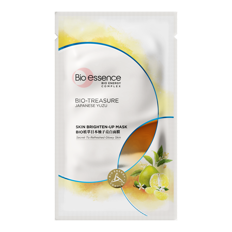 Bio-Treasure Japanese Yuzu Skin Brighten-Up Mask Bio Secret To Refreshed Glowy Skin